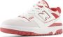 New Balance 550 Basketball Schoenen white white red maat: 38.5 beschikbare maaten:36 37.5 38.5 39.5 40.5 - Thumbnail 1