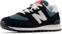 New Balance 574 Heren Grijs Wit Blauw Sneakers Gray Heren - Thumbnail 4