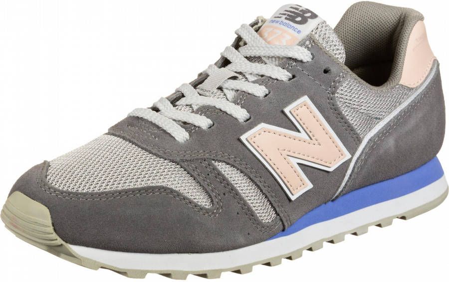 grey and pink new balance trainers