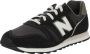 New Balance ML373 Heren Sneakers Zwart - Thumbnail 2