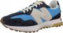 New Balance MS327BM Mannen Blauw Sneakers - Thumbnail 2