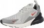 Nike Air Max 270 React sneakers lichtgrijs grijs rood - Thumbnail 3