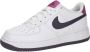 Nike Air Force 1 white dark raisin hot fuchsia Air Force 1 in wit formaten: 38.5 - Thumbnail 1