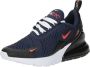 Nike Kinderschoenen Air Max 270 Midnight Navy Black Summit White Picante Red Midnight Navy Black Summit White Picante Red - Thumbnail 3