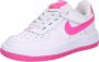 Nike Kleuterschoenen Force 1 Low EasyOn White Laser Fuchsia- Heren White Laser Fuchsia - Thumbnail 2