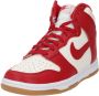 Nike Dunk High Dames Sail Gum Light Brown White Gym Red- Heren Sail Gum Light Brown White Gym Red - Thumbnail 2