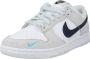 Nike herenschoenen Dunk Low Football Grey White Bright Crimson Midnight Navy- Heren Football Grey White Bright Crimson Midnight Navy - Thumbnail 3