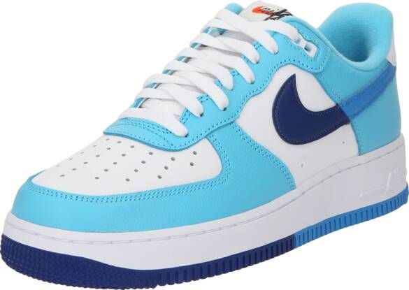 Nike Air Force 1 ´07 LV8 Sneakers Mannen White Lt Photo Blue Deep Royal Blue