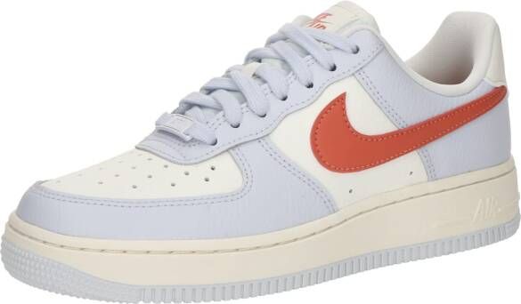 Nike Air Force 1 Low '07 Lichtblauw Gebroken Wit Oranje Sneakers Dames