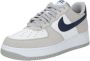 Nike Air Force 1 Low '07 Light Smoke Grey Midnight Navy FD9748 - Thumbnail 2