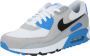 Nike Herenschoenen Air Max 90 White Photo Blue Pure Platinum Black- Heren White Photo Blue Pure Platinum Black - Thumbnail 3