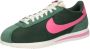 Nike Schoenen Cortez Textile Fir Sail Team Orange Pinksicle- Dames Fir Sail Team Orange Pinksicle - Thumbnail 3