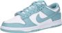 Nike Herenschoenen Dunk Low Retro White Denim Turquoise- Heren White Denim Turquoise - Thumbnail 4