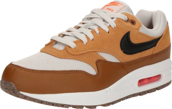 Nike Air Max 1 ESS light bone black flax british tan in bruin formaten: 42.5