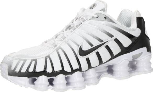 Nike Shox TL white black mtlc platinum Running in wit formaten: 46