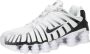 Nike Shox TL white black mtlc platinum Running in wit formaten: 46 - Thumbnail 1