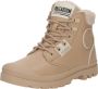 Palladium Sneeuw Warme Chukka Laarzen Beige Dames - Thumbnail 2