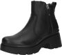 Panama Jack Phuket gevoerde leren enkelboots zwart - Thumbnail 3