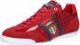 Pantofola d'Oro Fortezza Sneakers Heren Leren Veterschoenen Rood - Thumbnail 2