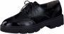 Paul Green Zwarte Leren Schoenen Black Dames - Thumbnail 2