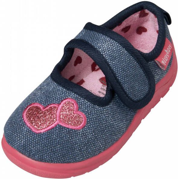 Playshoes Ballerina's Meisjes Textiel Blauw roze