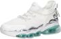 Plein Sport Lichtblauwe Mesh Runner Sneaker White Heren - Thumbnail 2