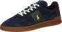 POLO RALPH LAUREN Ralph Lauren Lage Sneakers Heren Heritage Area Maat: 40 Materiaal: Suède Kleur: Blauw - Thumbnail 5