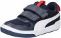 PUMA Multiflex Mesh PS Hardloopschoenen Peacoat White Kinderen - Thumbnail 2