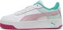 Puma Carina Street Jr sneakers wit roze groen - Thumbnail 4