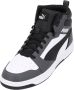 Puma Rebound V6 Sneakers Dames white black shadow grey maat: 40.5 beschikbare maaten:36 37.5 38.5 37 39 40.5 - Thumbnail 6