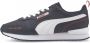 PUMA R78 SL Heren Sneakers Sportschoenen Schoenen Navy-Blauw 374127 - Thumbnail 4