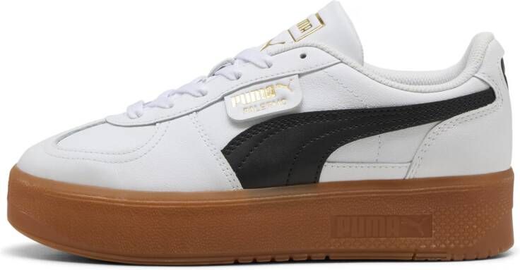 Puma Palermo Elevata Lth sneakers wit zwart