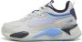 Puma RS-X Playstation sneakers lichtgrijs blauw zwart Mesh 30 - Thumbnail 3