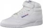 Reebok Classics Ex-O-Fit Hi Heren Sneakers Sportschoenen Schoenen Leer Wit - Thumbnail 3