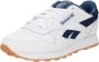 Reebok Classics Leather sneakers wit donkerblauw Leer Effen 36.5 - Thumbnail 4