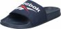 Reebok Training Fulgere Slide badslippers donkerblauw wit rood - Thumbnail 3