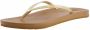 Reef Dames Cushion Bounce Slim Slippers Tan Champagne - Thumbnail 3