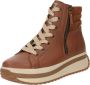 Rieker EVOLUTION Hoge veterschoenen plateaulaarsjes high top sneakers with two zippers - Thumbnail 3