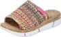 Rieker Slippers sleehak zomerschoen slippers in zomerlook - Thumbnail 6