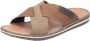 Rieker Heren Slipper 21088-25 Bruin - Thumbnail 4