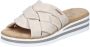 Rieker Slippers wedge heel summer shoe slippers with soft insole - Thumbnail 2