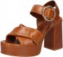 See By Chloé SEE BY CHLOE Lyna Sandaal Sandalen Dames Bruin - Thumbnail 3