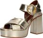 SEE BY CHLOÉ See By Chloé Sandalen Dames Lyna Sandaal Maat: 39 Materiaal: Leer Kleur: Goud - Thumbnail 4