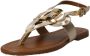 SEE BY CHLOÉ See By Chloé Sandalen Dames Chany Maat: 38 Materiaal: Leer Kleur: Goud - Thumbnail 5