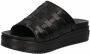 Shabbies Amsterdam Wickerwork chunky Sandals 170020260 Slippers Dames Zwart - Thumbnail 3