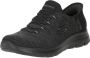 Skechers Slip-ins: Summits dames sneakers Zwart Extra comfort Memory Foam - Thumbnail 2