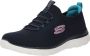 Skechers Slip-on sneakers Summits vrijetijdsschoen lage schoen slipper met flexibele tractionloopzool - Thumbnail 2