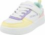 Skechers sneakers wit pastel Meisjes Imitatieleer Meerkleurig 32 - Thumbnail 5