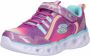 Skechers Flash shoes heart lights leisure shoes Paars Dames - Thumbnail 2