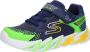 Skechers S-Lights: Flex-Glow Bolt 400138L-NVMT voor een jongen Marineblauw Sneakers Sportschoenen - Thumbnail 2